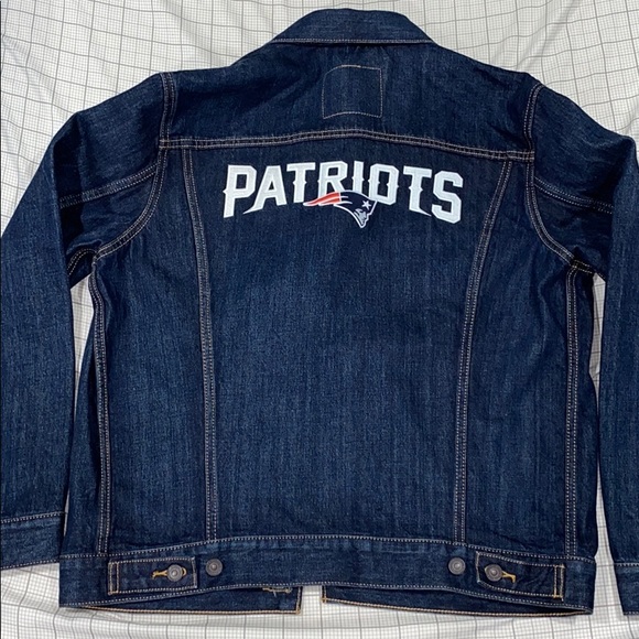 England Patriots Denim Jeans Jacket 